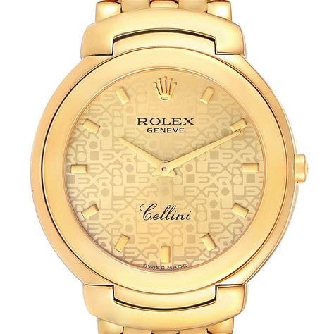 Rolex Cellini 6623 37mm Jubilee Dial 18K Yellow Gold Box 